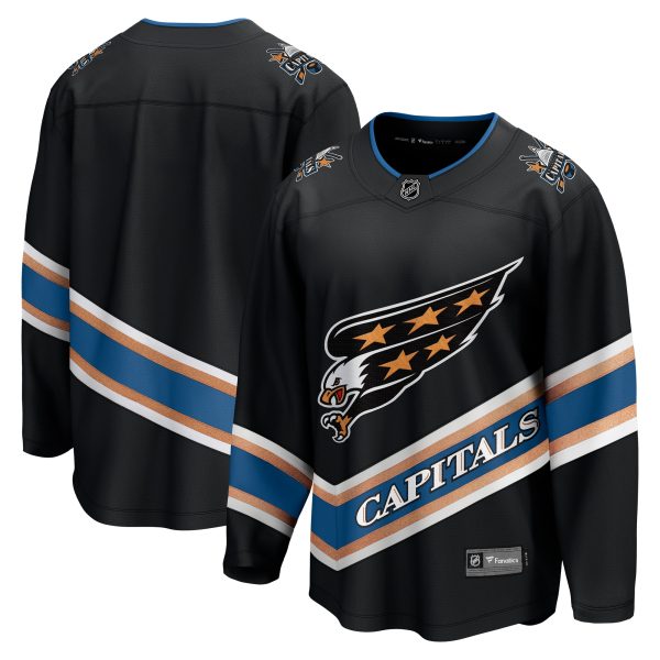 men8217s fanatics black washington capitals alternate 50th anniversary breakaway jersey – San Jose Sharks Jerseys and Headwear Collection
