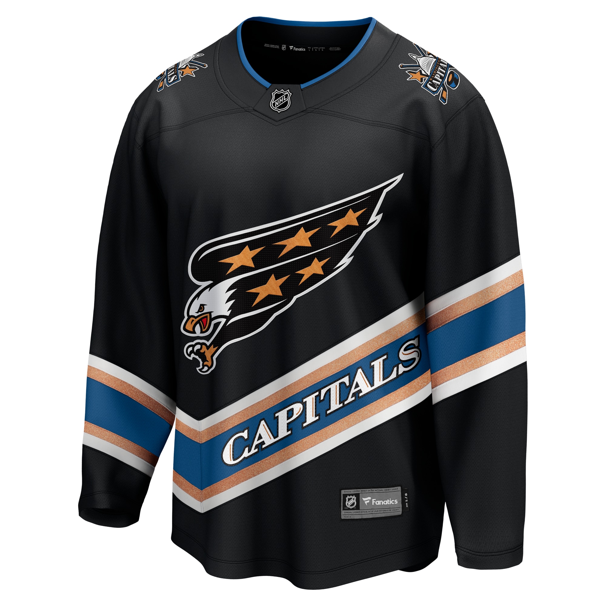 men8217s fanatics black washington capitals alternate 50th anniversary breakaway jersey – San Jose Sharks Jerseys and Headwear Collection