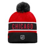men8217s fanatics blackred chicago blackhawks authentic pro rink cuffed knit hat with pom – San Jose Sharks Jerseys and Headwear Collection