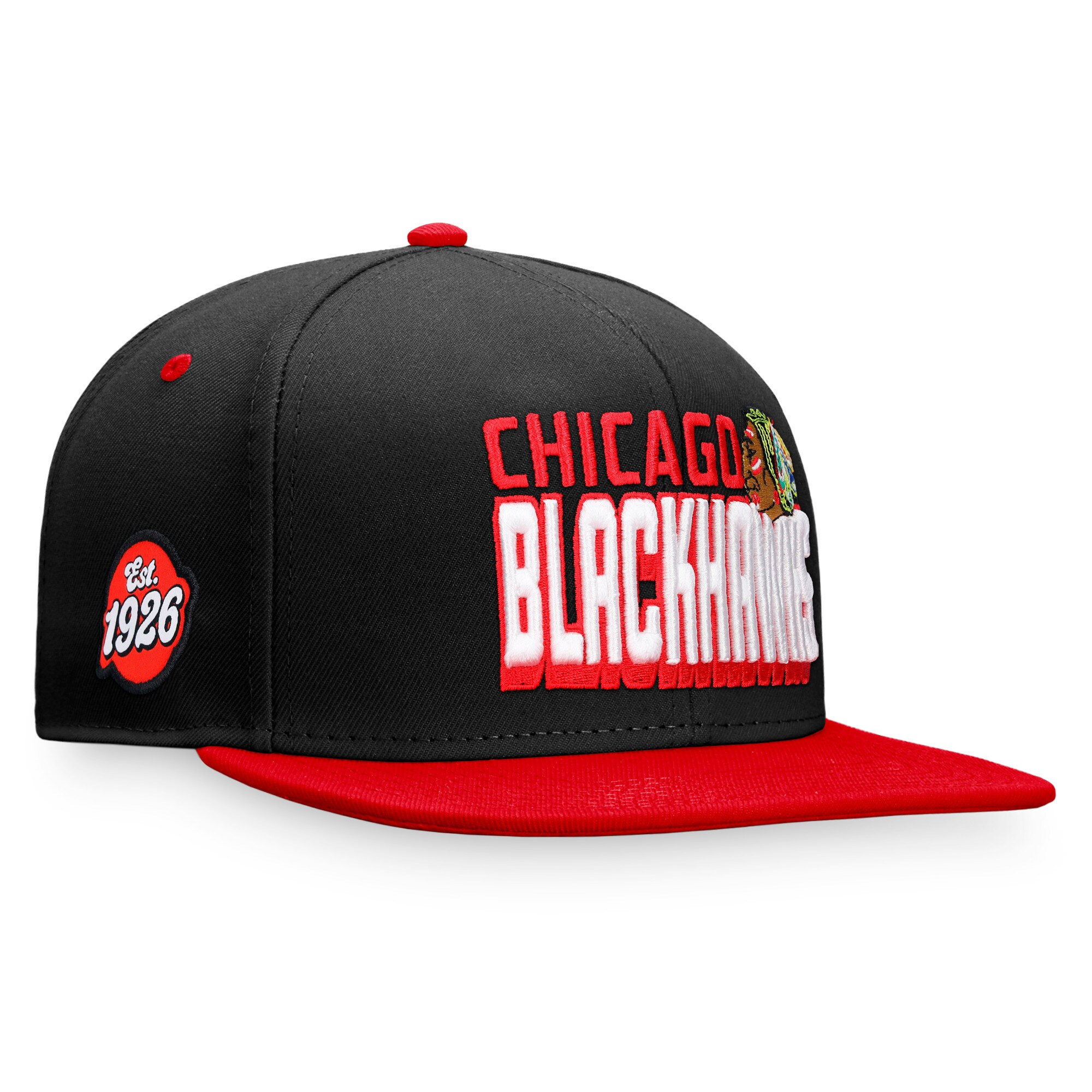 men8217s fanatics blackred chicago blackhawks heritage retro two-tone snapback hat – San Jose Sharks Jerseys and Headwear Collection