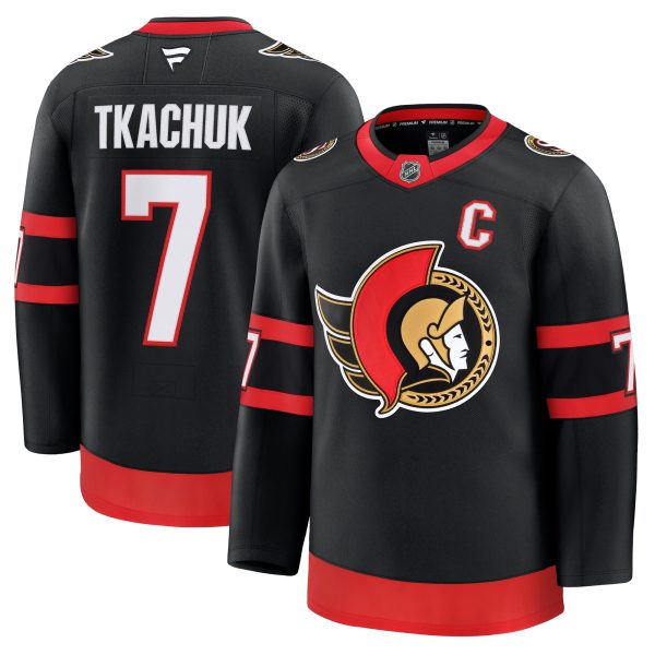 men8217s fanatics brady tkachuk black ottawa senators home premium jersey – San Jose Sharks Jerseys and Headwear Collection