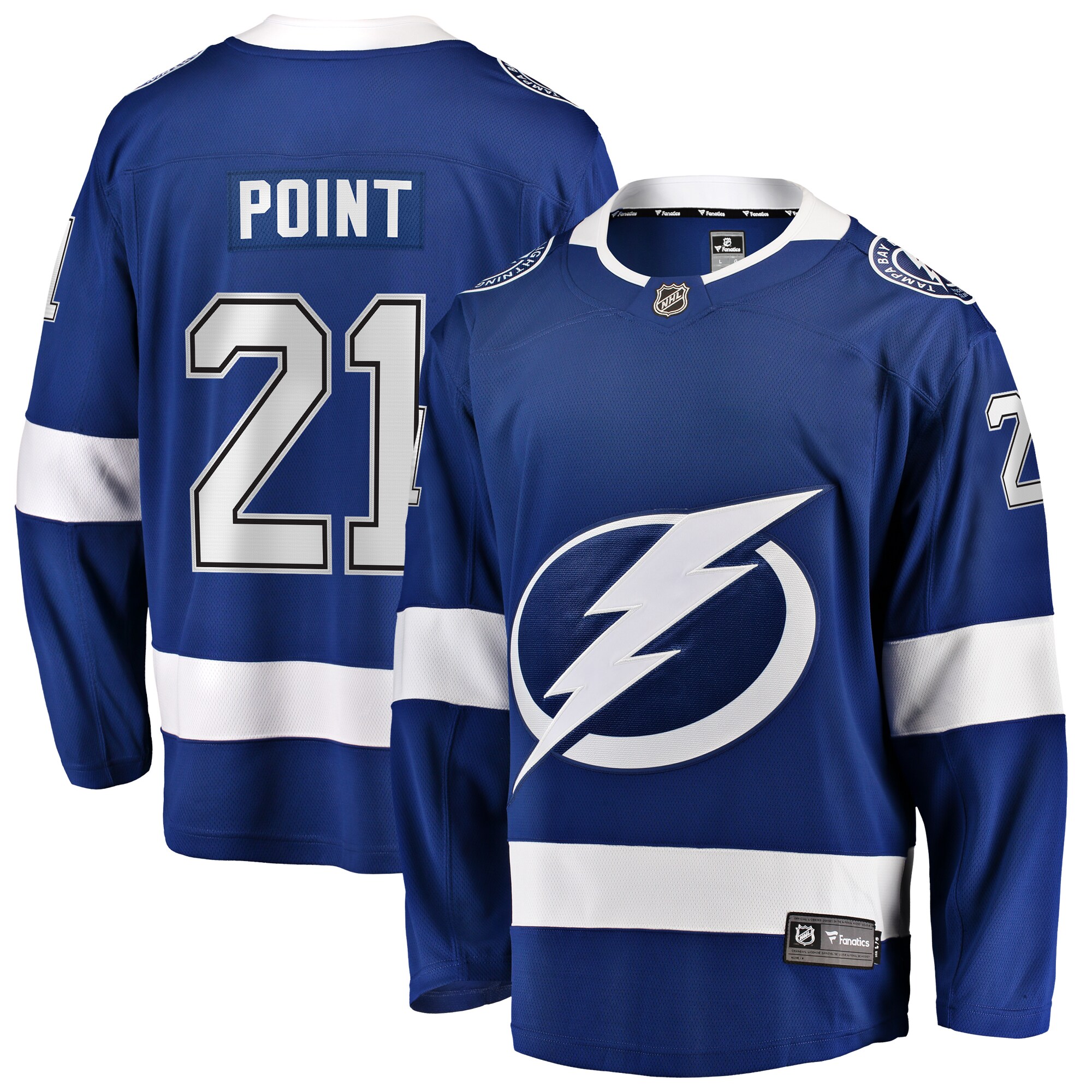 men8217s fanatics brayden point blue tampa bay lightning home premier breakaway player jersey – San Jose Sharks Jerseys and Headwear Collection