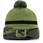men8217s fanatics camo new york rangers military appreciation cuffed knit hat with pom – San Jose Sharks Jerseys and Headwear Collection
