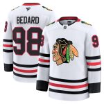 men8217s fanatics connor bedard white chicago blackhawks away premium jersey – San Jose Sharks Jerseys and Headwear Collection