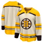 men8217s fanatics cream boston bruins 100th anniversary premier breakaway jersey – San Jose Sharks Jerseys and Headwear Collection