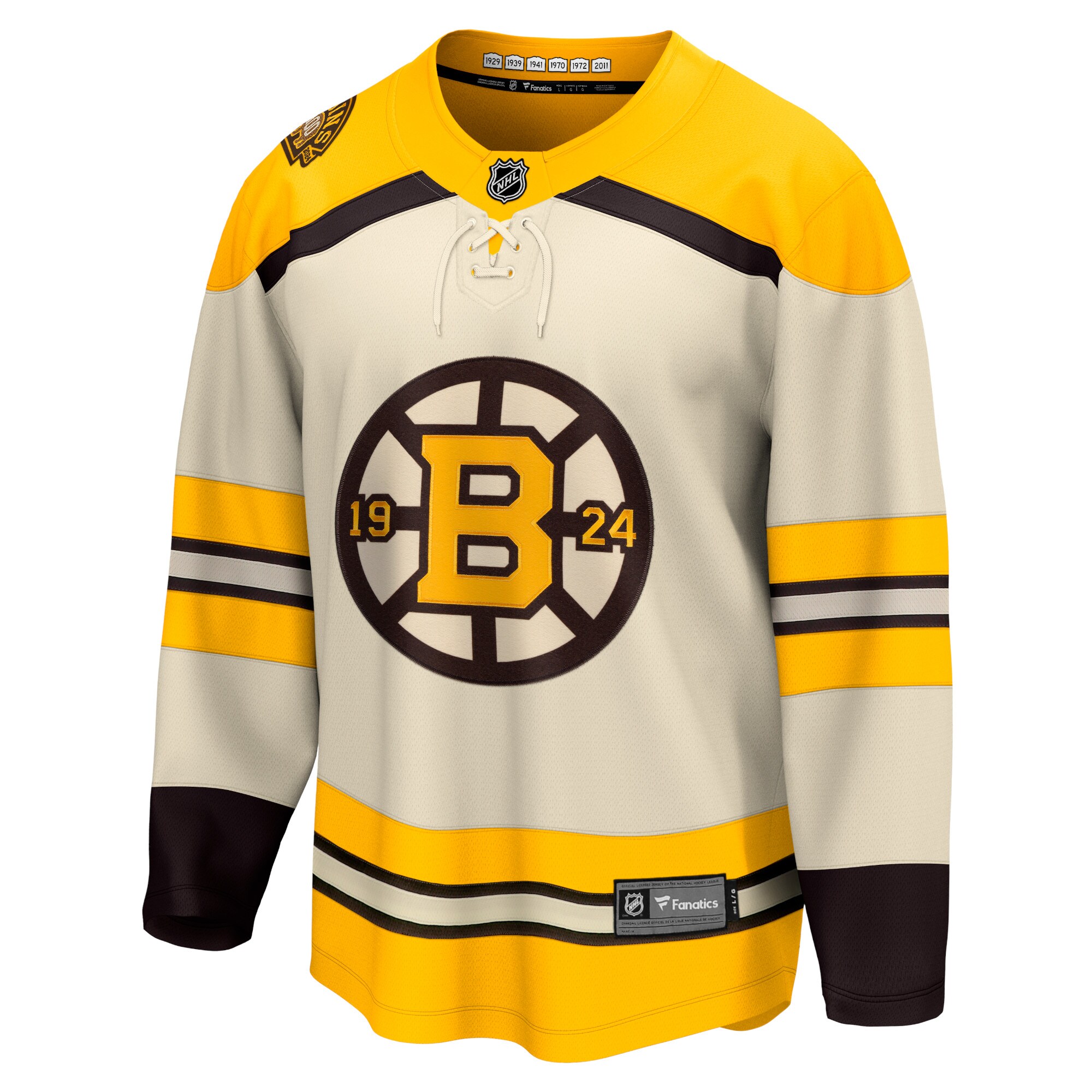 men8217s fanatics cream boston bruins 100th anniversary premier breakaway jersey – San Jose Sharks Jerseys and Headwear Collection