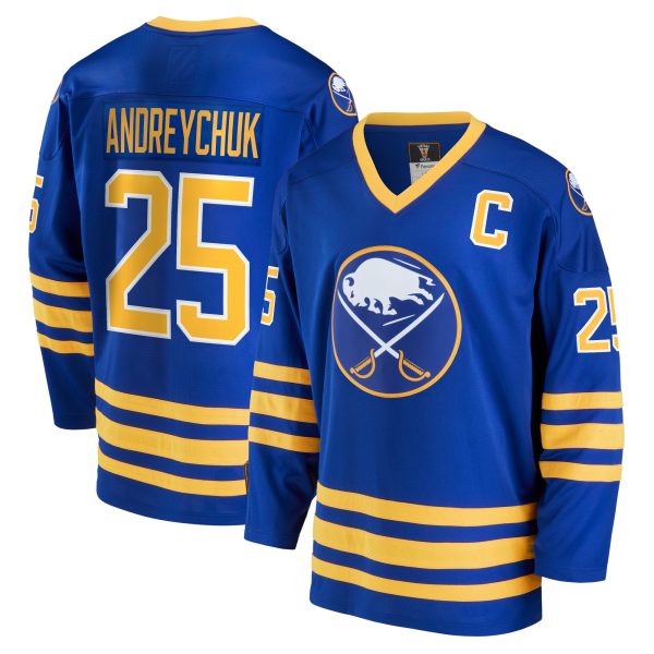 men8217s fanatics dave andreychuk royal buffalo sabres breakaway retired player jersey – San Jose Sharks Jerseys and Headwear Collection