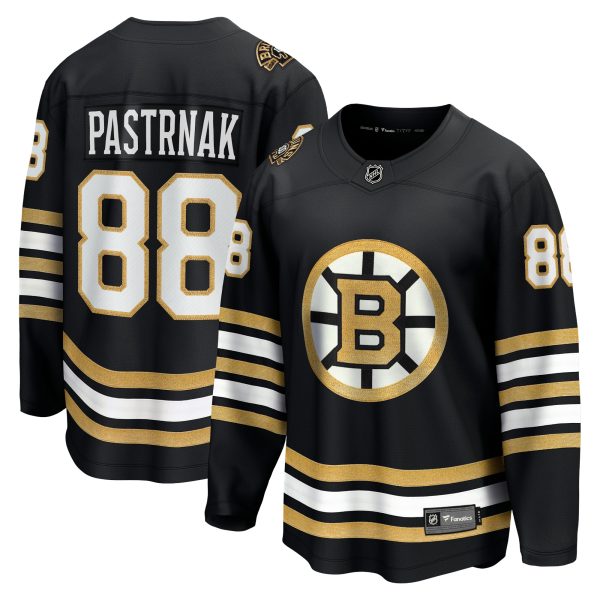 men8217s fanatics david pastrnak black boston bruins 100th anniversary premier breakaway player jersey – San Jose Sharks Jerseys and Headwear Collection