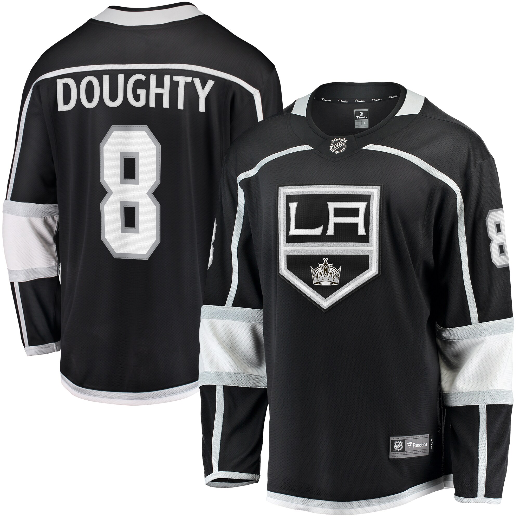 men8217s fanatics drew doughty black los angeles kings home breakaway jersey – San Jose Sharks Jerseys and Headwear Collection