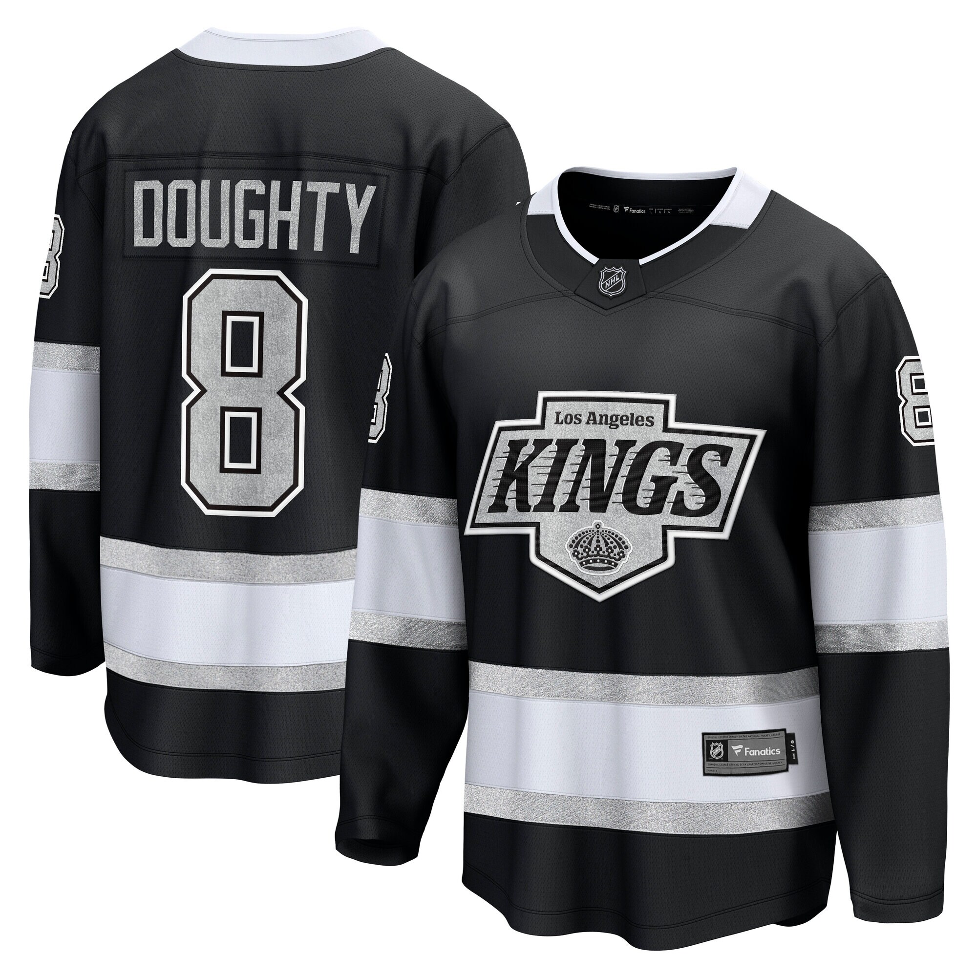 men8217s fanatics drew doughty black los angeles kings home premier breakaway player jersey – San Jose Sharks Jerseys and Headwear Collection