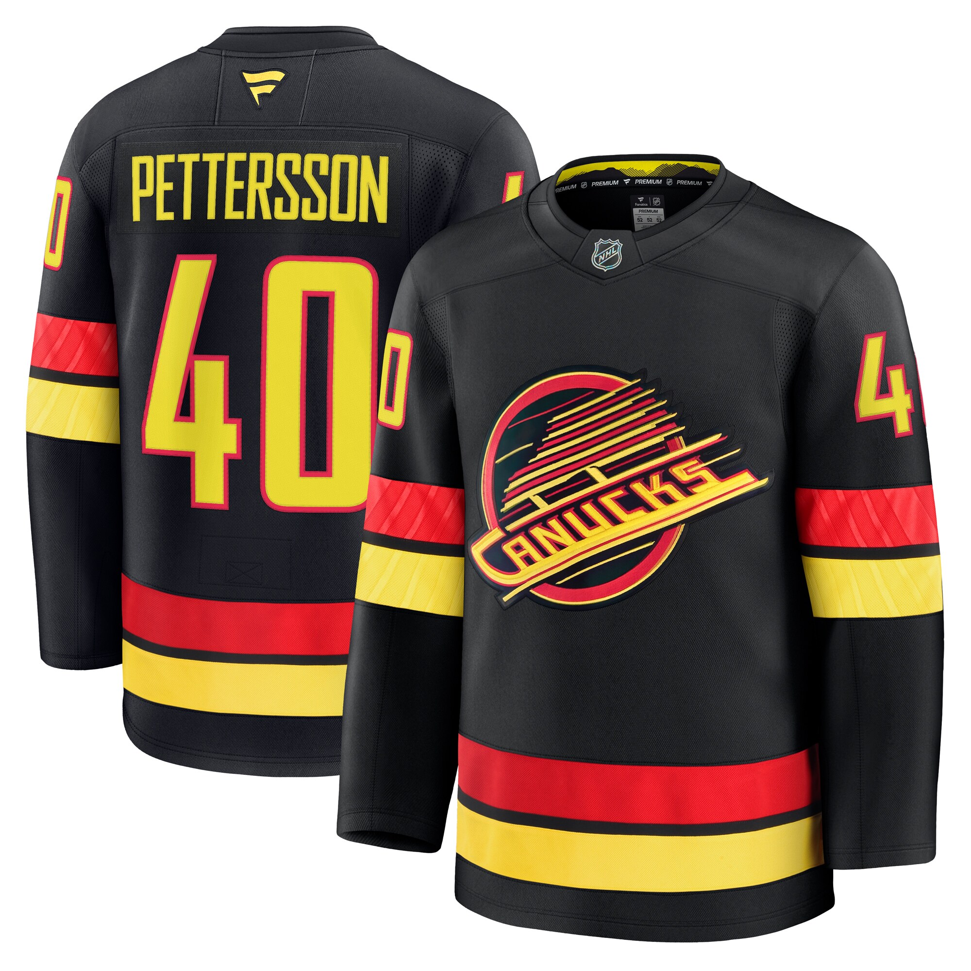 men8217s fanatics elias pettersson black vancouver canucks alternate premium jersey – San Jose Sharks Jerseys and Headwear Collection