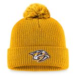 men8217s fanatics gold nashville predators core primary logo cuffed knit hat with pom – San Jose Sharks Jerseys and Headwear Collection