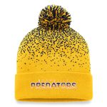 men8217s fanatics gold nashville predators iconic gradient cuffed knit hat with pom – San Jose Sharks Jerseys and Headwear Collection