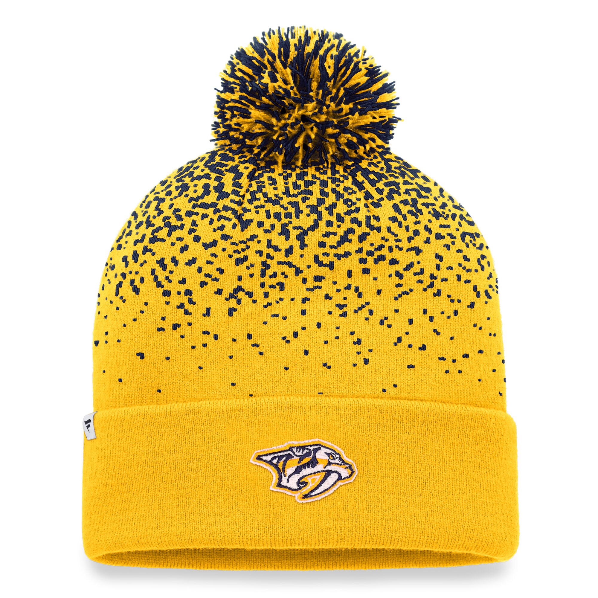 men8217s fanatics gold nashville predators iconic gradient cuffed knit hat with pom – San Jose Sharks Jerseys and Headwear Collection