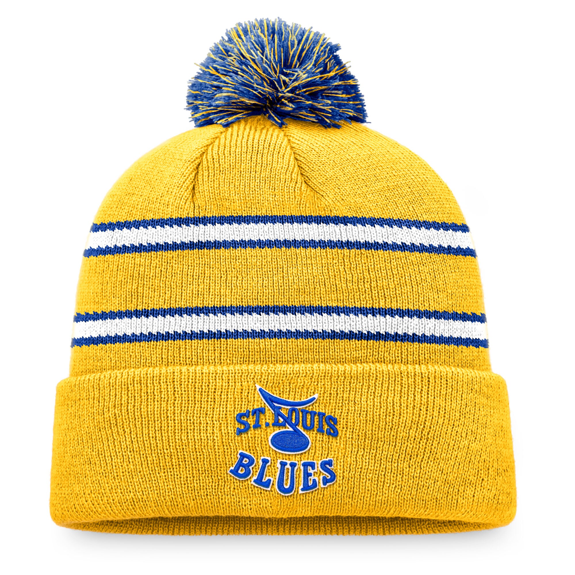 men8217s fanatics gold st. louis blues cuffed knit hat with pom – San Jose Sharks Jerseys and Headwear Collection