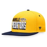 men8217s fanatics goldnavy nashville predators heritage retro two-tone snapback hat – San Jose Sharks Jerseys and Headwear Collection