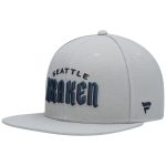 men8217s fanatics gray seattle kraken wordmark logo snapback hat – San Jose Sharks Jerseys and Headwear Collection