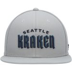 men8217s fanatics gray seattle kraken wordmark logo snapback hat – San Jose Sharks Jerseys and Headwear Collection