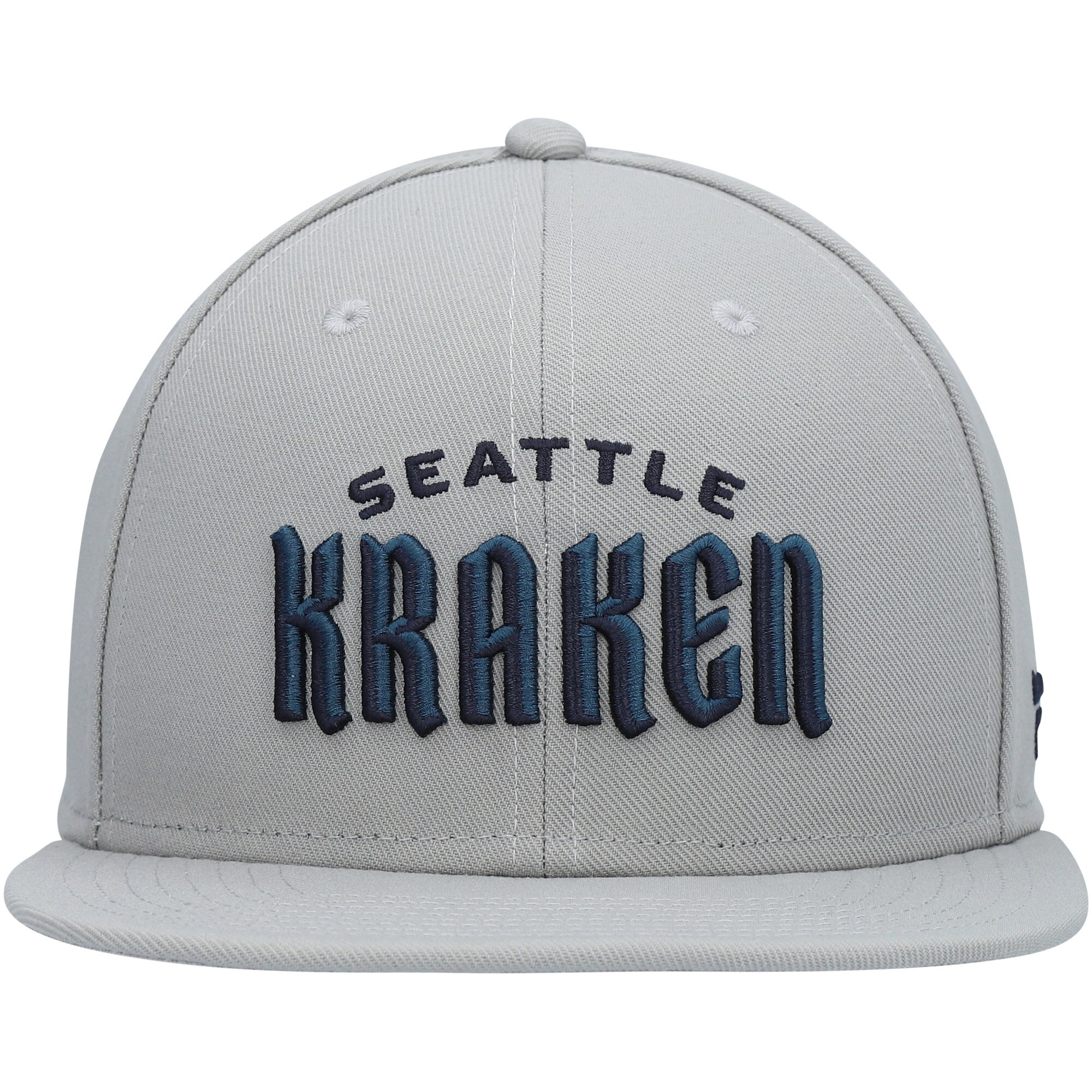 men8217s fanatics gray seattle kraken wordmark logo snapback hat – San Jose Sharks Jerseys and Headwear Collection