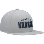 men8217s fanatics gray seattle kraken wordmark logo snapback hat – San Jose Sharks Jerseys and Headwear Collection