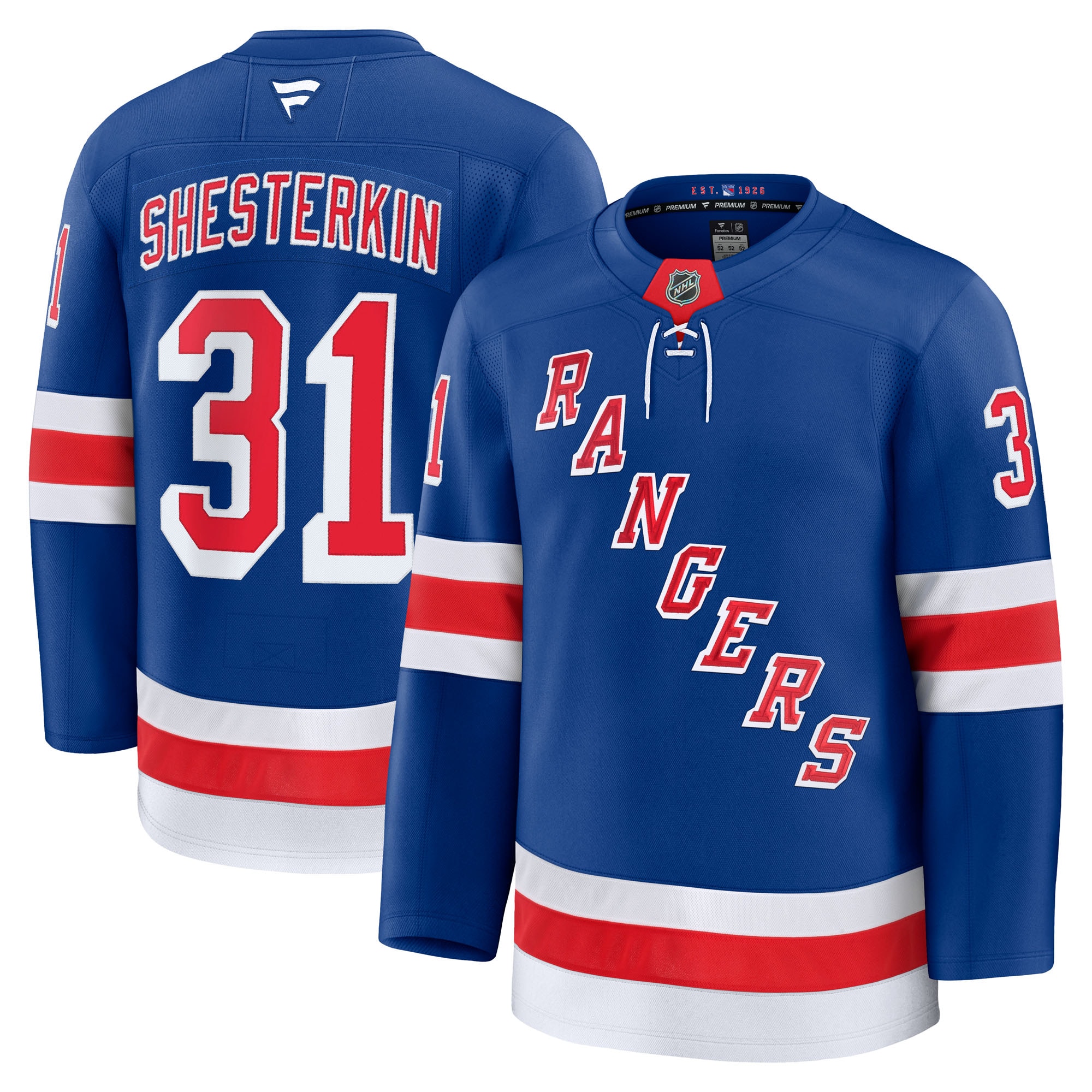 men8217s fanatics igor shesterkin blue new york rangers home premium jersey – San Jose Sharks Jerseys and Headwear Collection
