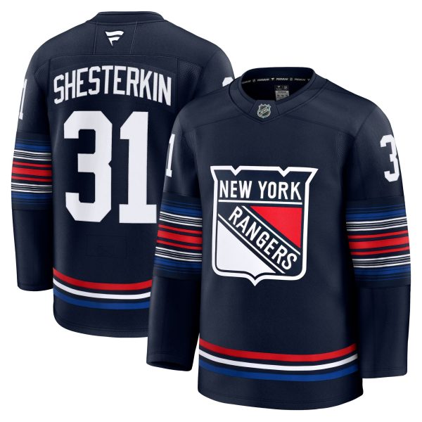 men8217s fanatics igor shesterkin navy new york rangers alternate premium jersey – San Jose Sharks Jerseys and Headwear Collection