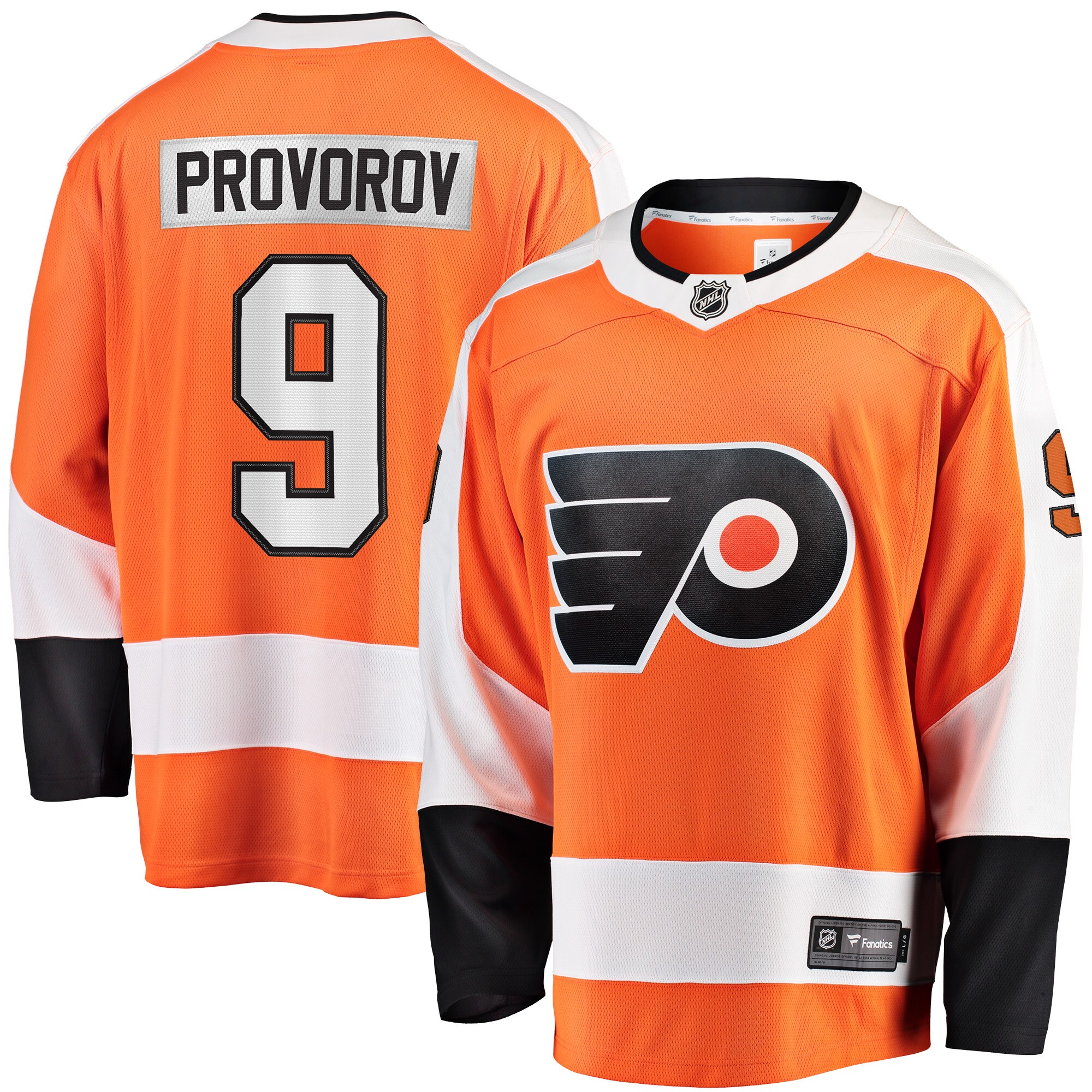 men8217s fanatics ivan provorov orange philadelphia flyers home breakaway jersey – San Jose Sharks Jerseys and Headwear Collection