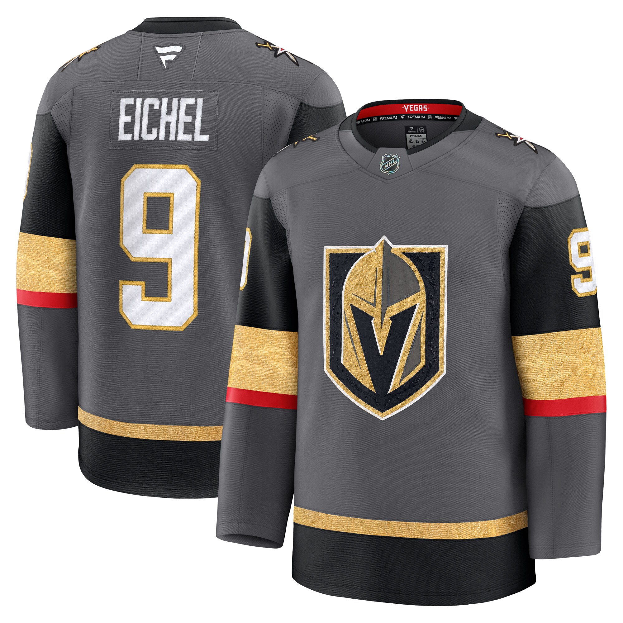 men8217s fanatics jack eichel gray vegas golden knights alternate premium jersey – San Jose Sharks Jerseys and Headwear Collection