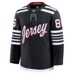 men8217s fanatics jack hughes black new jersey devils alternate premium jersey – San Jose Sharks Jerseys and Headwear Collection