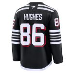 men8217s fanatics jack hughes black new jersey devils alternate premium jersey – San Jose Sharks Jerseys and Headwear Collection