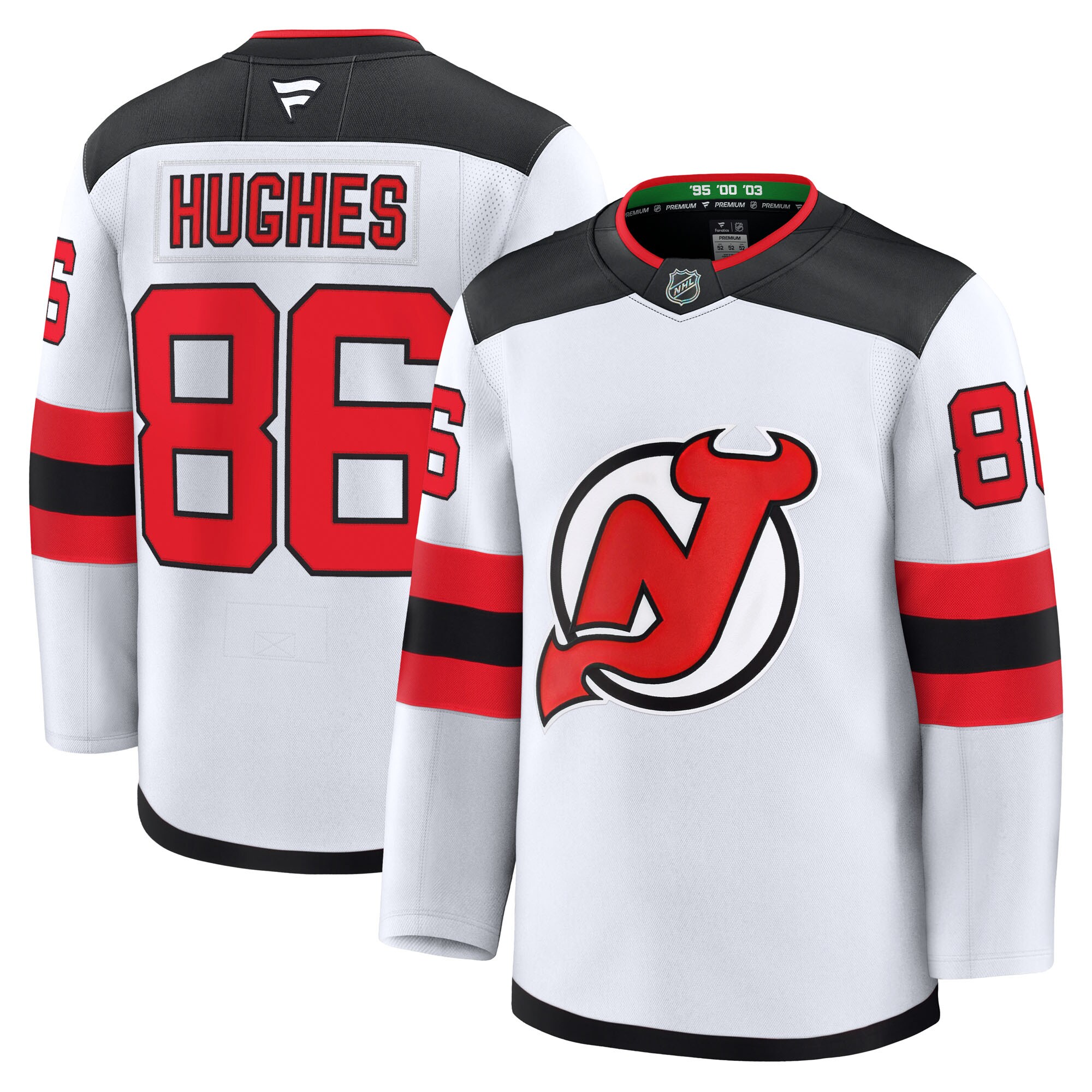 men8217s fanatics jack hughes white new jersey devils away premium jersey – San Jose Sharks Jerseys and Headwear Collection