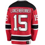 men8217s fanatics jamie langenbrunner red new jersey devils premier breakaway retired player jersey – San Jose Sharks Jerseys and Headwear Collection