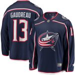 men8217s fanatics johnny gaudreau navy columbus blue jackets breakaway player jersey – San Jose Sharks Jerseys and Headwear Collection