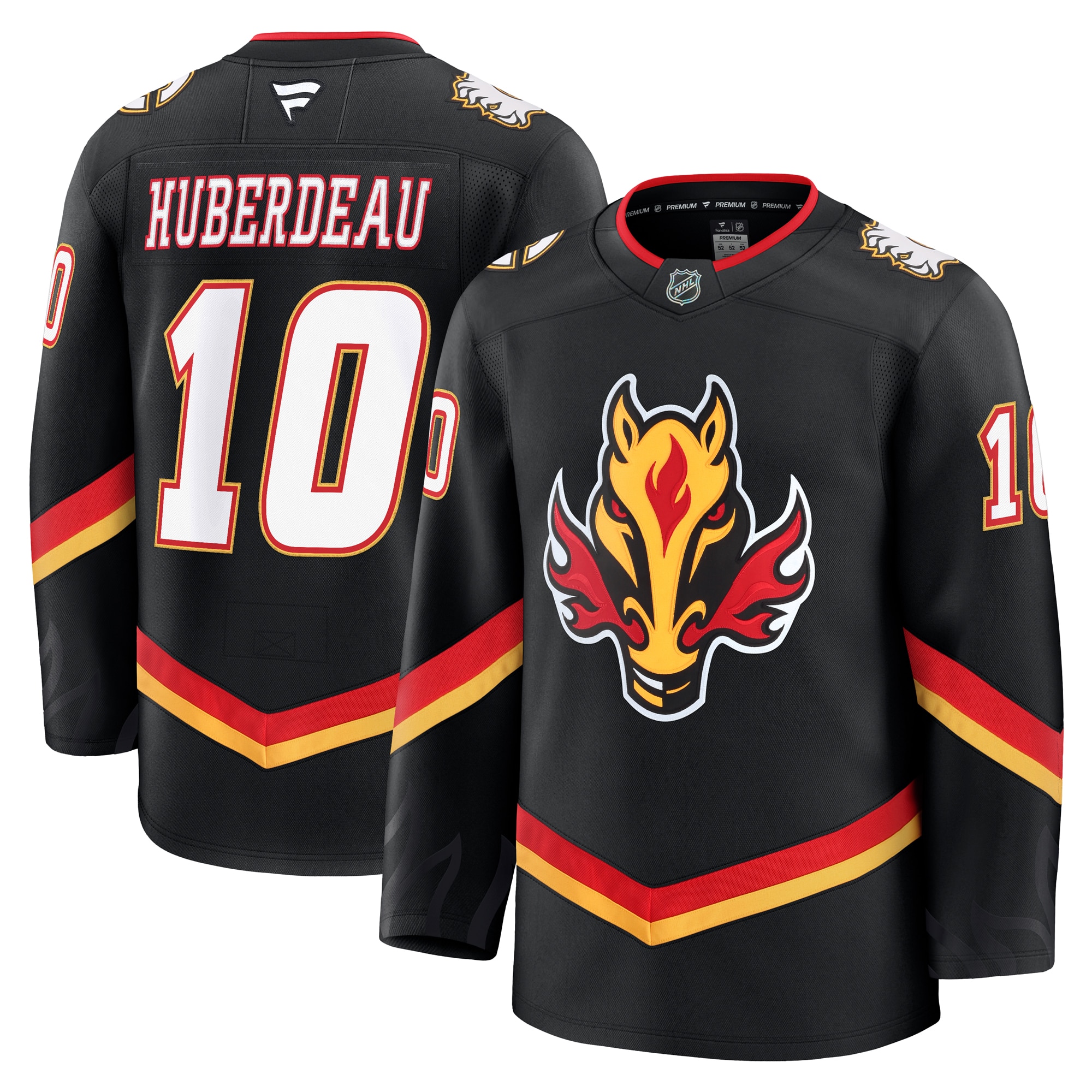 men8217s fanatics jonathan huberdeau black calgary flames alternate premium jersey – San Jose Sharks Jerseys and Headwear Collection