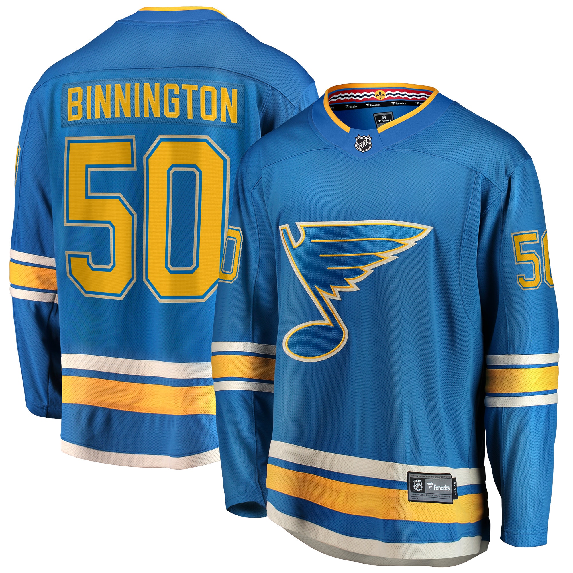 men8217s fanatics jordan binnington blue st. louis blues 201819 alternate premier breakaway player jersey – San Jose Sharks Jerseys and Headwear Collection