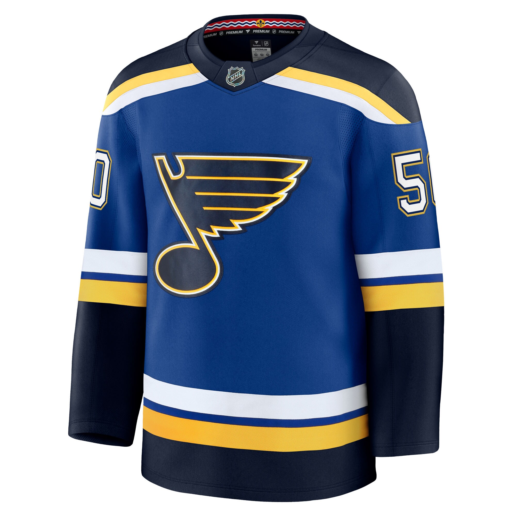 men8217s fanatics jordan binnington blue st. louis blues home premium jersey – San Jose Sharks Jerseys and Headwear Collection