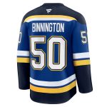 men8217s fanatics jordan binnington blue st. louis blues home premium jersey – San Jose Sharks Jerseys and Headwear Collection