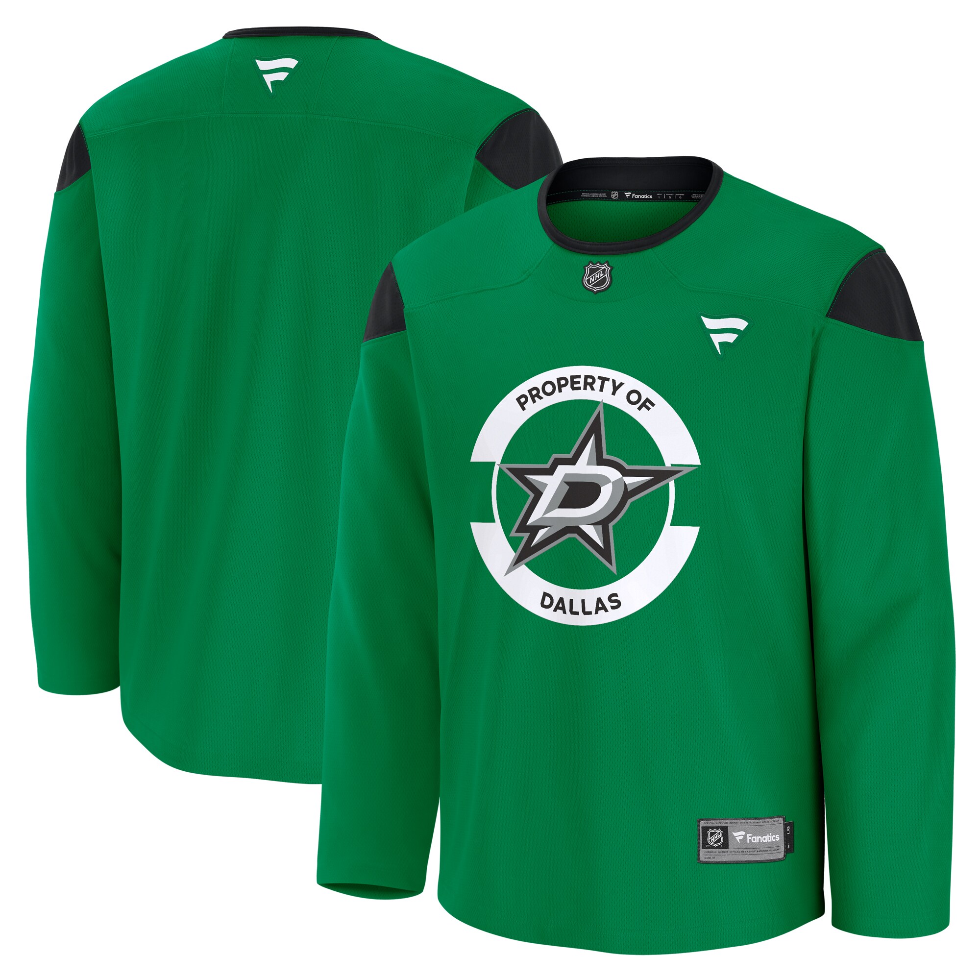 men8217s fanatics kelly green dallas stars team practice jersey – San Jose Sharks Jerseys and Headwear Collection