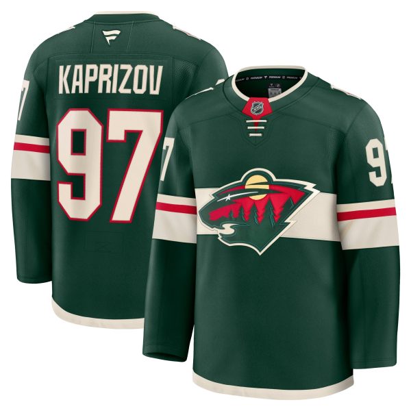 men8217s fanatics kirill kaprizov green minnesota wild home premium jersey – San Jose Sharks Jerseys and Headwear Collection
