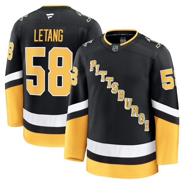 men8217s fanatics kris letang black pittsburgh penguins alternate premium jersey – San Jose Sharks Jerseys and Headwear Collection