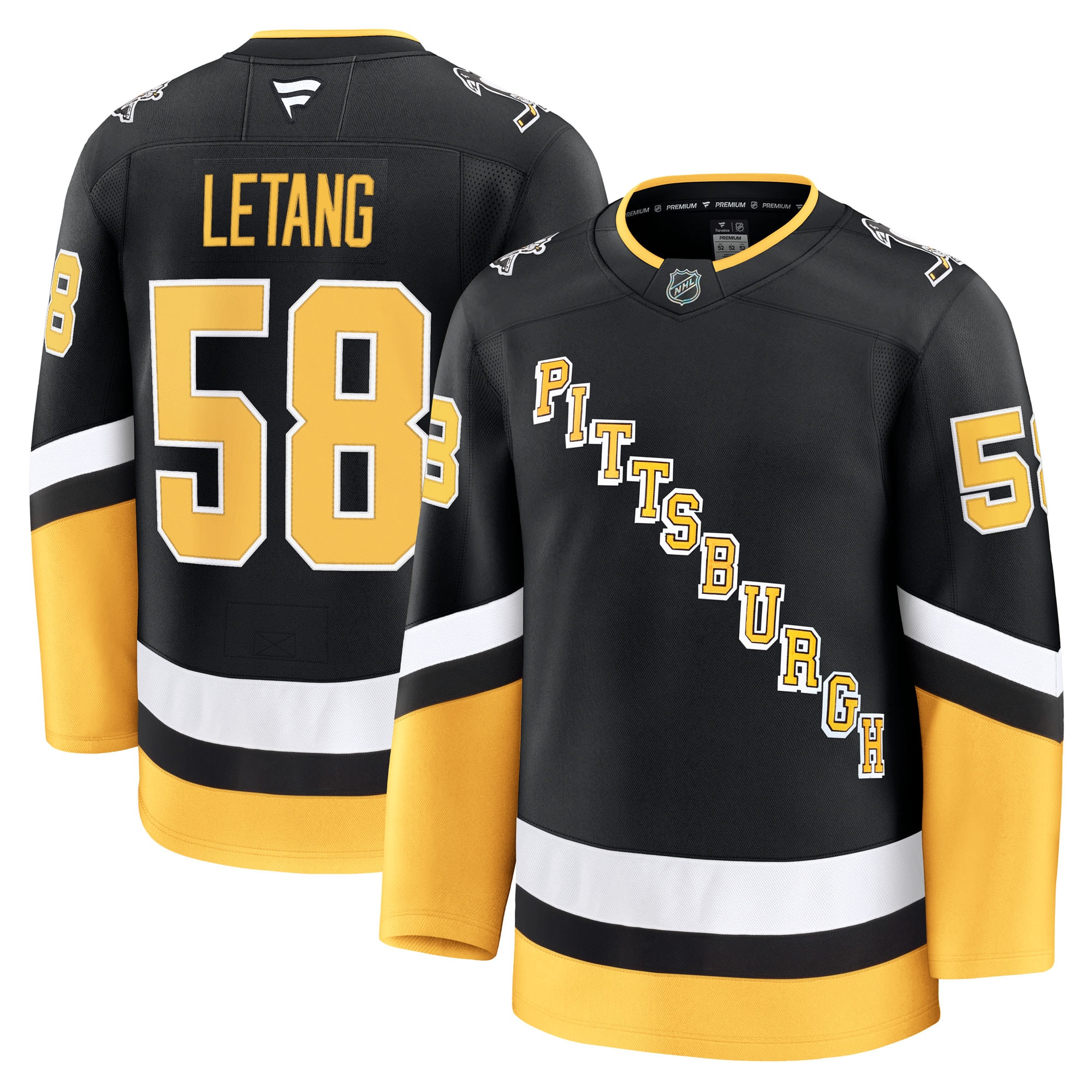men8217s fanatics kris letang black pittsburgh penguins alternate premium jersey – San Jose Sharks Jerseys and Headwear Collection
