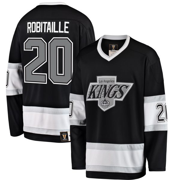 men8217s fanatics luc robitaille black los angeles kings premier breakaway retired player jersey – San Jose Sharks Jerseys and Headwear Collection