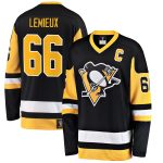 men8217s fanatics mario lemieux black pittsburgh penguins premier breakaway retired player jersey – San Jose Sharks Jerseys and Headwear Collection