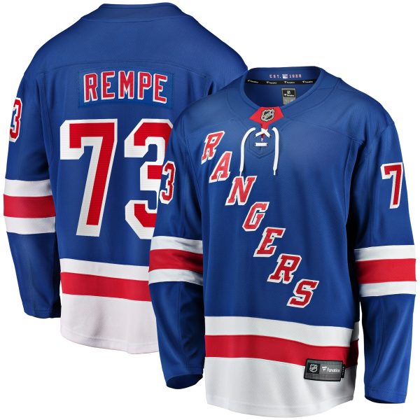 men8217s fanatics matt rempe blue new york rangers home breakaway jersey – San Jose Sharks Jerseys and Headwear Collection