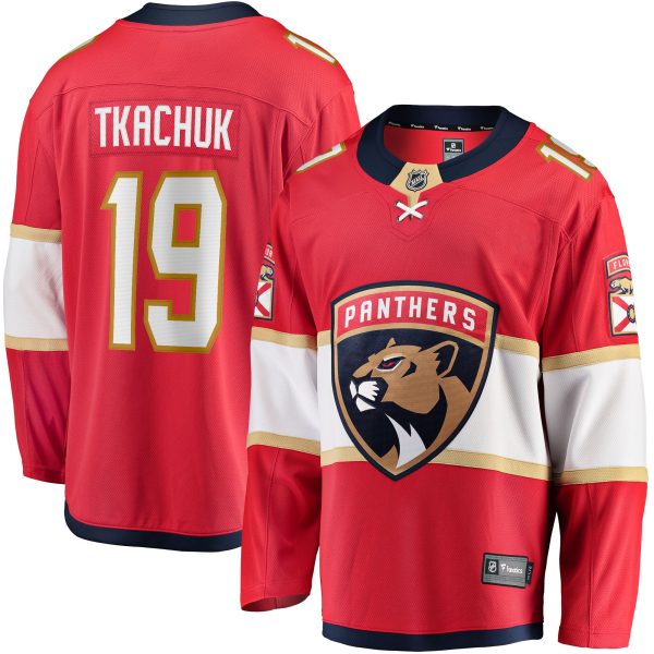 men8217s fanatics matthew tkachuk red florida panthers home breakaway player jersey – San Jose Sharks Jerseys and Headwear Collection