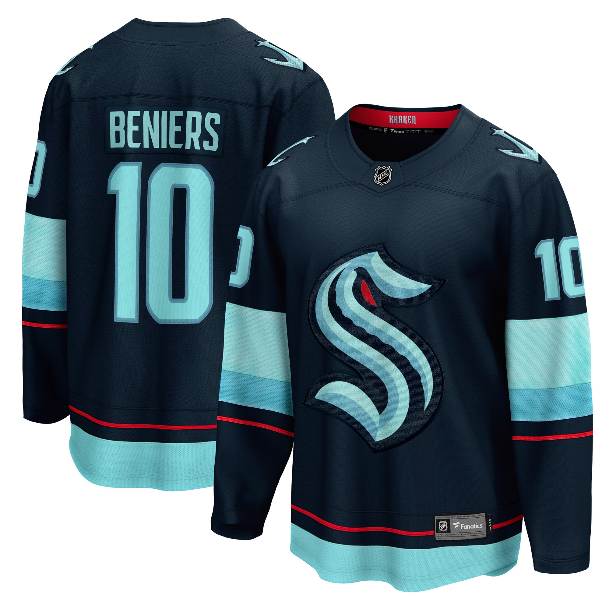 men8217s fanatics matty beniers deep sea blue seattle kraken premier breakaway player jersey – San Jose Sharks Jerseys and Headwear Collection
