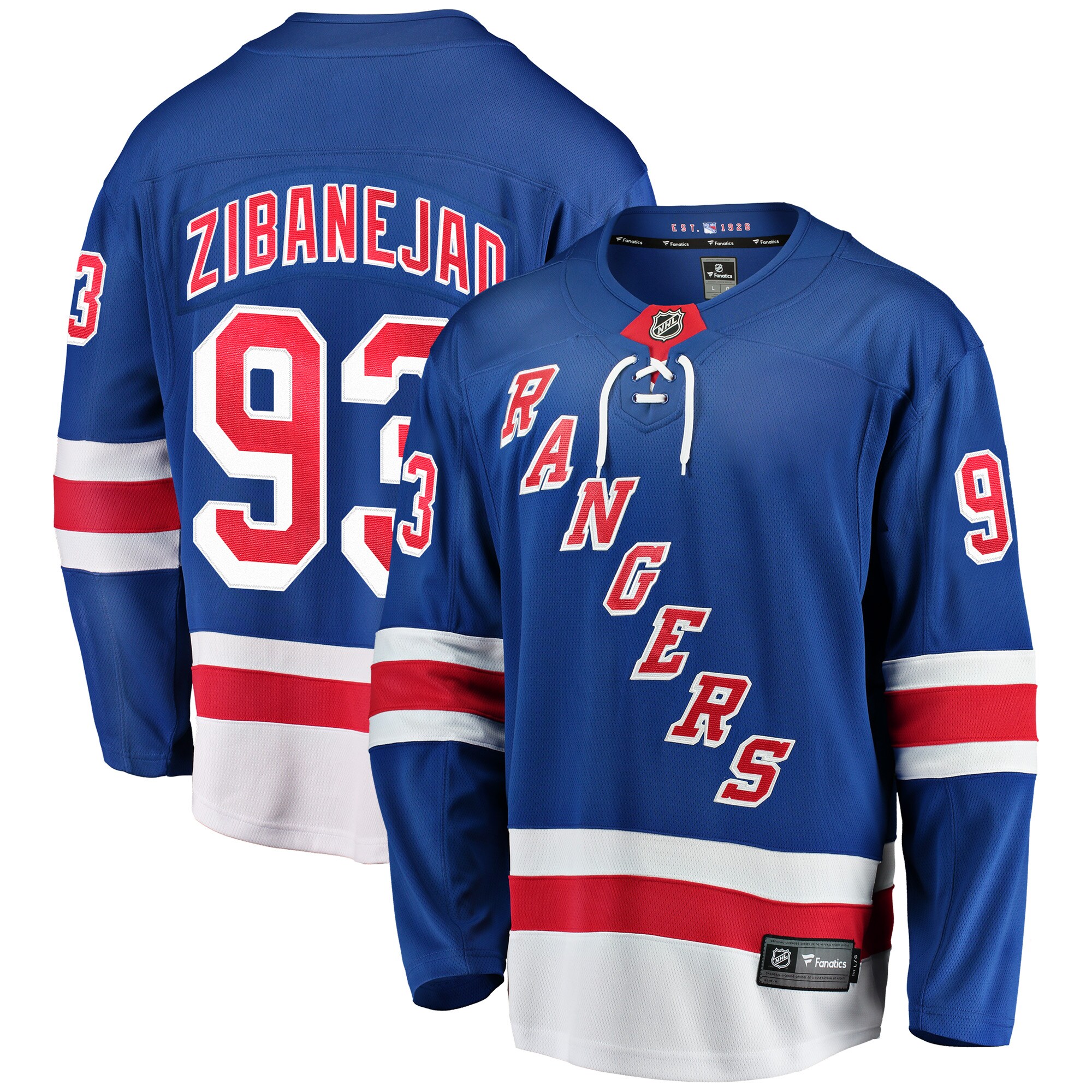 men8217s fanatics mika zibanejad blue new york rangers home breakaway player jersey – San Jose Sharks Jerseys and Headwear Collection