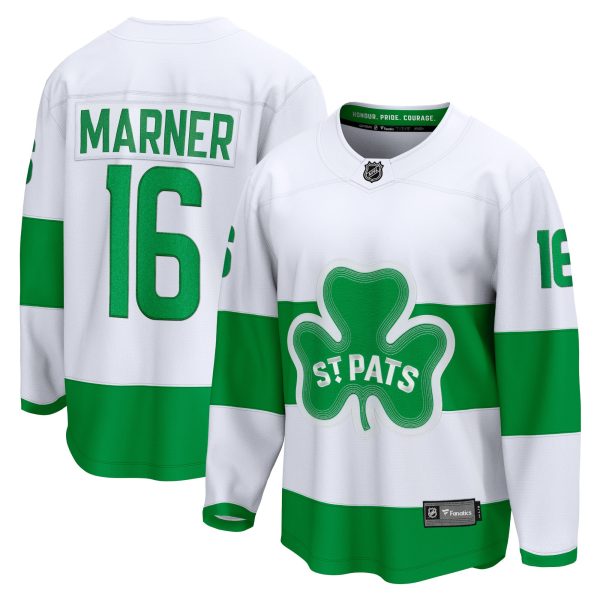men8217s fanatics mitch marner white toronto maple leafs st. patricks alternate premier breakaway player jersey – San Jose Sharks Jerseys and Headwear Collection