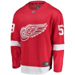 men8217s fanatics moritz seider red detroit red wings home breakaway player jersey – San Jose Sharks Jerseys and Headwear Collection
