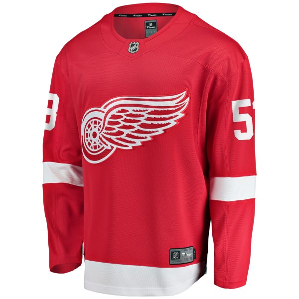 men8217s fanatics moritz seider red detroit red wings home breakaway player jersey – San Jose Sharks Jerseys and Headwear Collection